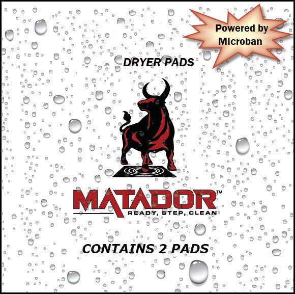 2 Machine Washable, Reusable Microfiber Dryer Pads